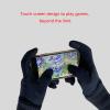 FUFU Gloves Running Gloves, Touch Screen Anti-Slip Lightweight Gloves Liners for Cycling Biking Sporting Driving (Color : Black) view 4