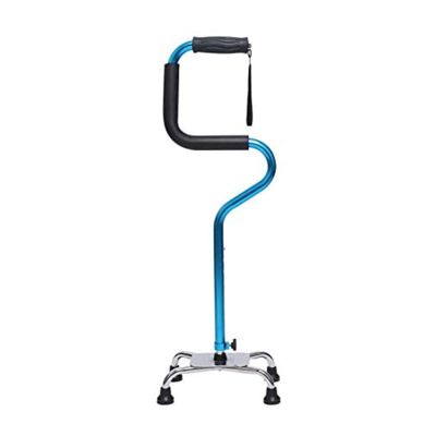 Walking Frame, Walking Sticks, Stable Comfortable Non-Slip Crutch Cane Elderly Four-Legged Crutches ALGFree (Color : B)