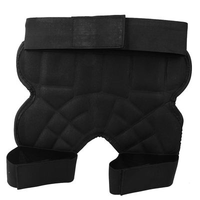 Junlucki Hip Protection Pad, Children Roller Skating Butt Pad Anti-Drop Cushion Adjustable Pant, Black, Small