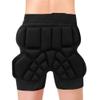 Junlucki Hip Protection Pad, Children Roller Skating Butt Pad Anti-Drop Cushion Adjustable Pant, Black, Small view 4