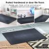 Treadmills Mat for Health & Fitness Exercise Equipment - Anti-Fatigue Elliptical, Bike, Jump Rope Mat, 6mm Thick, Used On Hard Floors and Carpet Protection 36"x60" view 3
