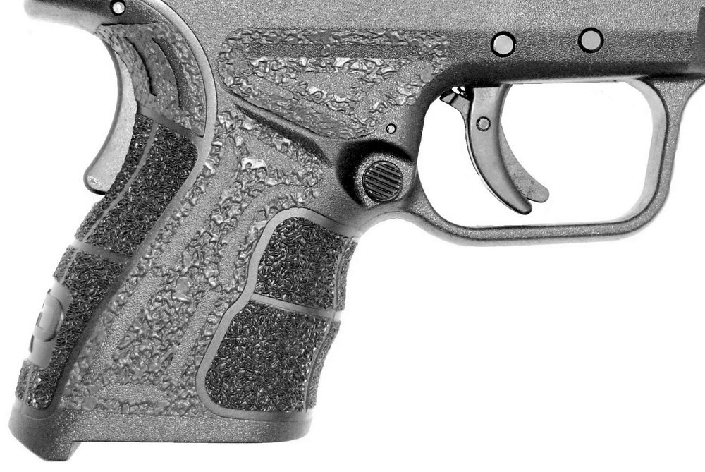 Powder River Precision X-Treme Grips for XD MOD.2 Sub-Compact (Black Textured Rubber, 45cal)