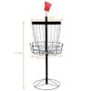 Trademark Innovations Portable Metal Disc Frisbee Golf Goal Set Comes with 6 Discs (Black) view 2