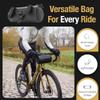 Lumiere & Co. Bike Handlebar Bag  Minimalist Design  3 Size options, Multiple Colors  Clip Straps, Hook & Loop, Shoulder Strap  (Black, Medium) view 4