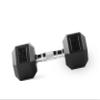 PRCTZ Rubber Encased Hex Dumbbell, 35lbs Single (35) view 1