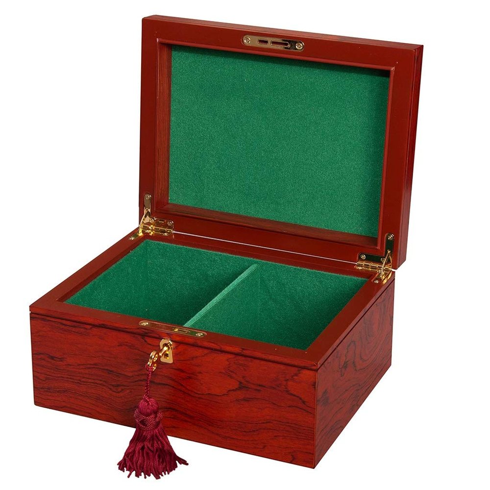 The House of Staunton Premium Chess Box (Bubinga Burl)