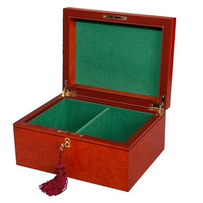 The House of Staunton Premium Chess Box (Elm Burl)