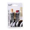 BARY3 BLACK SOFT WINE STOPPERS - 4 SETS OF 2 SILICONE WINE STOPPERS (8) view 2