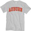 Blue 84 Men's Auburn Tigers Arching Team Name Dark Heather Short Sleeve T Shirt, Auburn Tigers Dark Heather, Medium view 2