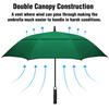 ACEIken Golf Umbrella Large 58/62/68 Inch Automatic Open Golf Umbrella Extra Large Oversize Double Canopy Vented Umbrella Windproof Waterproof for Men and Women (Dark Green, 62 inch) view 3