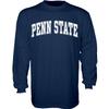 Blue 84 Men's Penn State Nittany Lions Arching Team Color Long Sleeve T Shirt, Penn State Nittany Lions Navy, X-Large view 1
