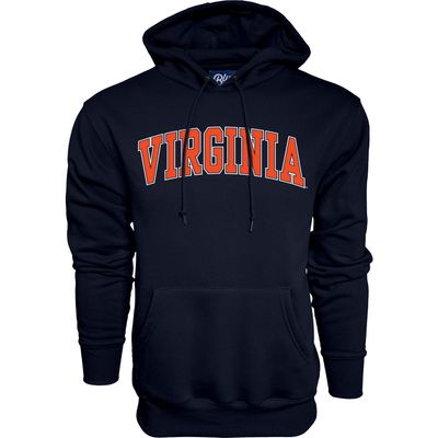 Blue 84 Men's Virginia Cavaliers Arching Team Color Hoodie, Virginia Cavaliers Navy, XX-Large