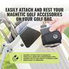 Stripebird - Golf Steel Hub for Magnetic Accessories (Stealth Black) - Golf Bag Attachment for Easily Accessing Magnetic Products view 2