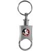 Siskiyou Sports NCAA Florida State Seminoles Mens Leather Tri-fold Wallet & Valet Key Chain, Black, One Size view 4