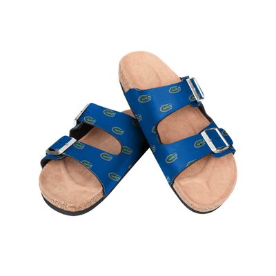 FOCO Florida Gators NCAA Womens Team Logo Double Buckle Sandal - S (5-6)
