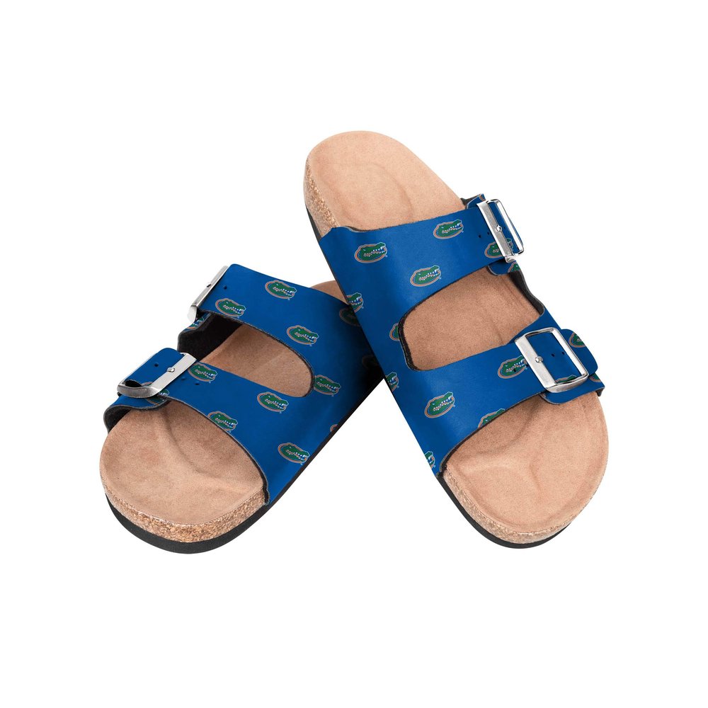 FOCO Florida Gators NCAA Womens Team Logo Double Buckle Sandal - S (5-6)