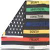 3x5FT Salute Thin Multi Line Flag Military Police Fire Corrections Dispatch EMS view 2