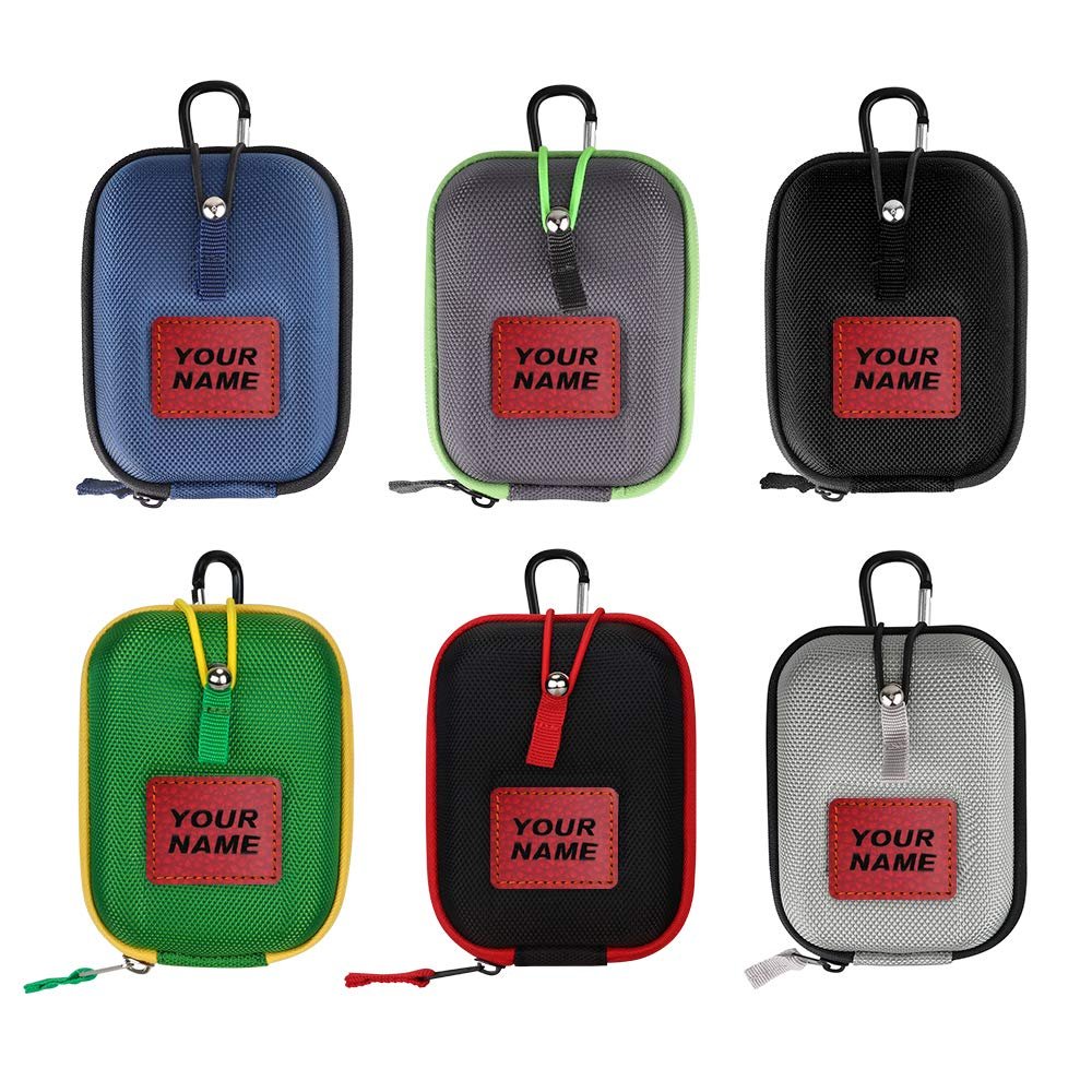 CRAFTSMAN GOLF USA Flag Golf Range Finder Bag Hard Case For Tectectec Callaway and other Most Brands Also for Customization with Your Name Stitched (Custom)