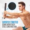Logest Steel Mace Exercise Club - Heavy Duty Steel Indian Clubs Perfect for Strength Training and Rehabilitation Improves Grip and Full Body Workouts Available in 5 10 15 Pounds Heavy Steel Club view 3