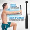 Logest Steel Mace Exercise Club - Heavy Duty Steel Indian Clubs Perfect for Strength Training and Rehabilitation Improves Grip and Full Body Workouts Available in 5 10 15 Pounds Heavy Steel Club view 4
