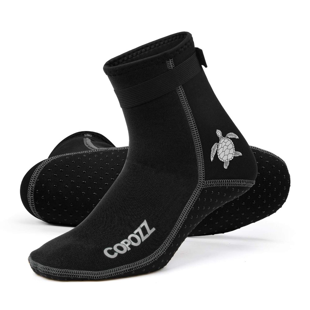 COPOZZ Diving Socks 3mm Neoprene Beach Water Socks-Anti Slip for Snorkel Swim Youth Men Women