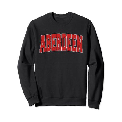 ABERDEEN WA WASHINGTON Varsity Style USA Vintage Sports Sweatshirt