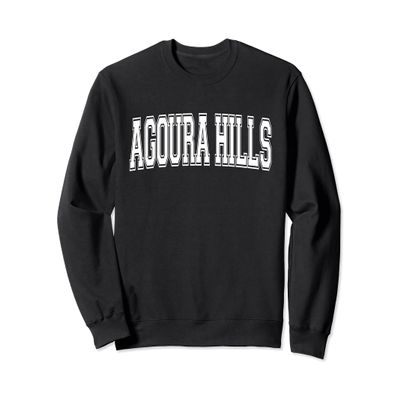 AGOURA HILLS CA CALIFORNIA USA Vintage Sports Varsity Style Sweatshirt