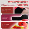 Sportout Kids Goalkeeper Gloves, Soccer Goalie Gloves with Double Wrist Protection and Non-Slip Wear Resistant Latex Material to Prevent Injuries view 3