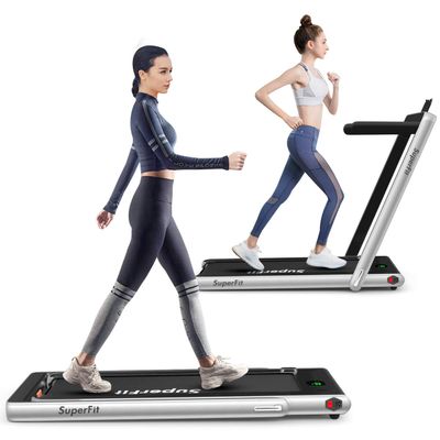 SAFEPLUS Treadmil for Office, Walking Pad 2 in 1 Portable Folding Treadmills with Walk and Jog & Run Modes Under Desk Treadmill Under Desk Exercise for Home and Office