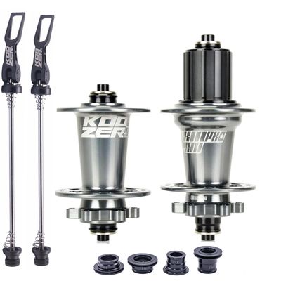 BestParts Mountain Bike Hub Set,XM490 MTB Hub 32 Hole Quick Release(QR) Disc Brake Hub HG Replacement for Shimano 8-11Speed & SRAM 8-10 Speed, 5x100 + 5x135mm, Grey