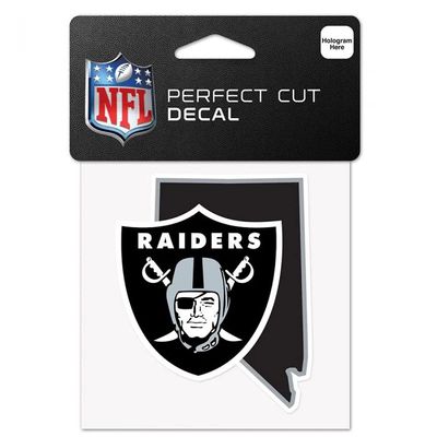 WinCraft Las Vegas Raiders 4'' x 5'' Perfect Cut Decal