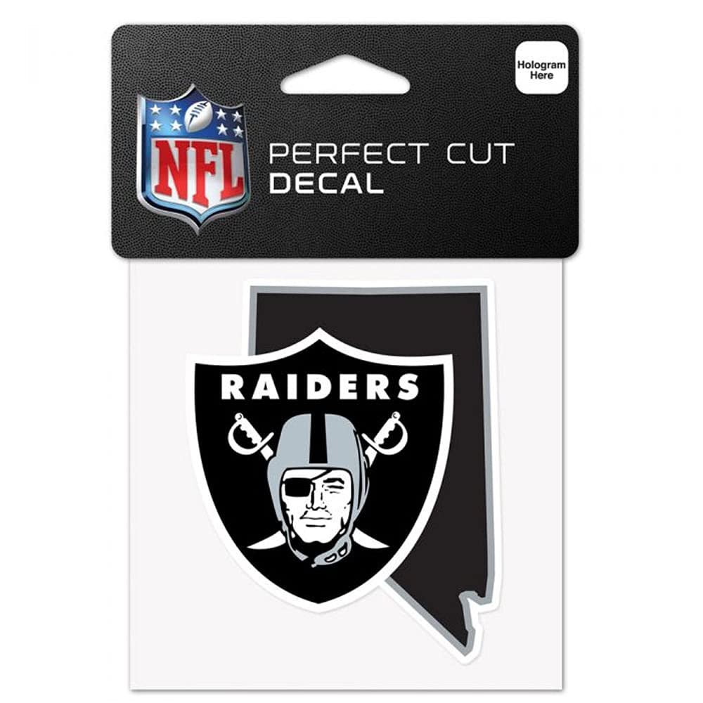 WinCraft Las Vegas Raiders 4'' x 5'' Perfect Cut Decal