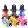 BestPartsCom KOOZER XM490 32 Hole Hub Full Aluminum Ultralight MTB Mountain Bike Disc Brake Hub Quick Release(qr) Front Hub 9x100mm Gold for Shimano 8-11speed & SRAM 8-10speed view 2