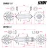 BestPartsCom KOOZER XM490 32 Hole Hub Full Aluminum Ultralight MTB Mountain Bike Disc Brake Hub Quick Release(qr) Front Hub 9x100mm Gold for Shimano 8-11speed & SRAM 8-10speed view 4