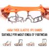 Lixada Ice Cleats Snow Grips 18 Spikes Traction Cleats Women Men Anti-Slip Ice Snow Grips with Storage Pouch for Walking Hiking Fishing Mountaineering view 2