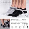 Muezna Men's Non-Slip Yoga Socks, Anti-Skid Pilates, Barre, Bikram Fitness Hospital Slipper Socks with Grips view 4