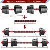 BCBIG Adjustable-Dumbbells-Sets,Free Weights-60lb(30lb*2) Dumbbells Set of 2 Convertible To Barbell A Pair of Lightweight for Home Gym,Women,Men view 3