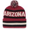 '47 Men's Cardinal Arizona Cardinals Bering Cuffed Knit Hat with Pom view 2