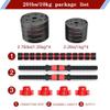 BCBIG Adjustable-Dumbbells-Sets,Free Weights-20lb(10lb*2) Dumbbells Set of 2 Convertible To Barbell A Pair of Lightweight for Home Gym,Women and Men Equipment view 2