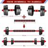 BCBIG Adjustable-Dumbbells-Sets,Free Weights-20lb(10lb*2) Dumbbells Set of 2 Convertible To Barbell A Pair of Lightweight for Home Gym,Women and Men Equipment view 3