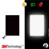 VFLUO - Reflective Sticker Sheet for Bike, Motorcycle, Scooter, Helmets, Stroller/Multi-use - DIY Adhesive board - 3M Technology - High Visibility - Discreet - Optimised adhesion view 2