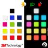 VFLUO - Reflective Sticker Sheet for Bike, Motorcycle, Scooter, Helmets, Stroller/Multi-use - DIY Adhesive board - 3M Technology - High Visibility - Discreet - Optimised adhesion view 3