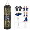 SFEEXUN Punching Bag for Man Women Youth Teens, Indoor/Garden Boxing Bag Unfilled Heavy Bag Set with Punching Gloves, Chain, Ceiling Hook for MMA, Kickboxing, Muay Thai, Karate, Taekwondo view 1