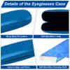 Aatacas Hard Shell Shiny Glasses Cases Eyeglasses Sunglasses Case with Matching Cleaning Cloth view 3