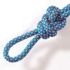 ZHWNGXOlian Outdoor Multifunctional 6mm Auxiliary Rope Binding Rope Clothesline, Double-Twisted Outer Skin Low Sliding Rate (Blue Clip Orange)(Size:10M) view 4