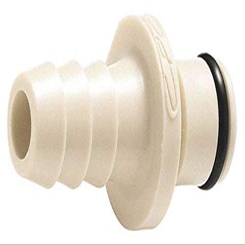Colder Products Coupler, Polypropylene, Natural, Push In - PMCD220212, (Pack of 10)