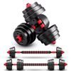 BCBIG Adjustable-Dumbbells-Sets,Free Weights-40lb(20lb*2) Dumbbells Set of 2 Convertible To Barbell A Pair of Lightweight for Home Gym,Women and Men Equipment. view 1