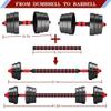 BCBIG Adjustable-Dumbbells-Sets,Free Weights-40lb(20lb*2) Dumbbells Set of 2 Convertible To Barbell A Pair of Lightweight for Home Gym,Women and Men Equipment. view 3