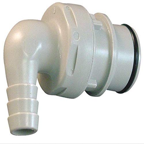 Colder Products Coupler, Polypropylene, Gray, Push In - HFCD23612, (Pack of 10)