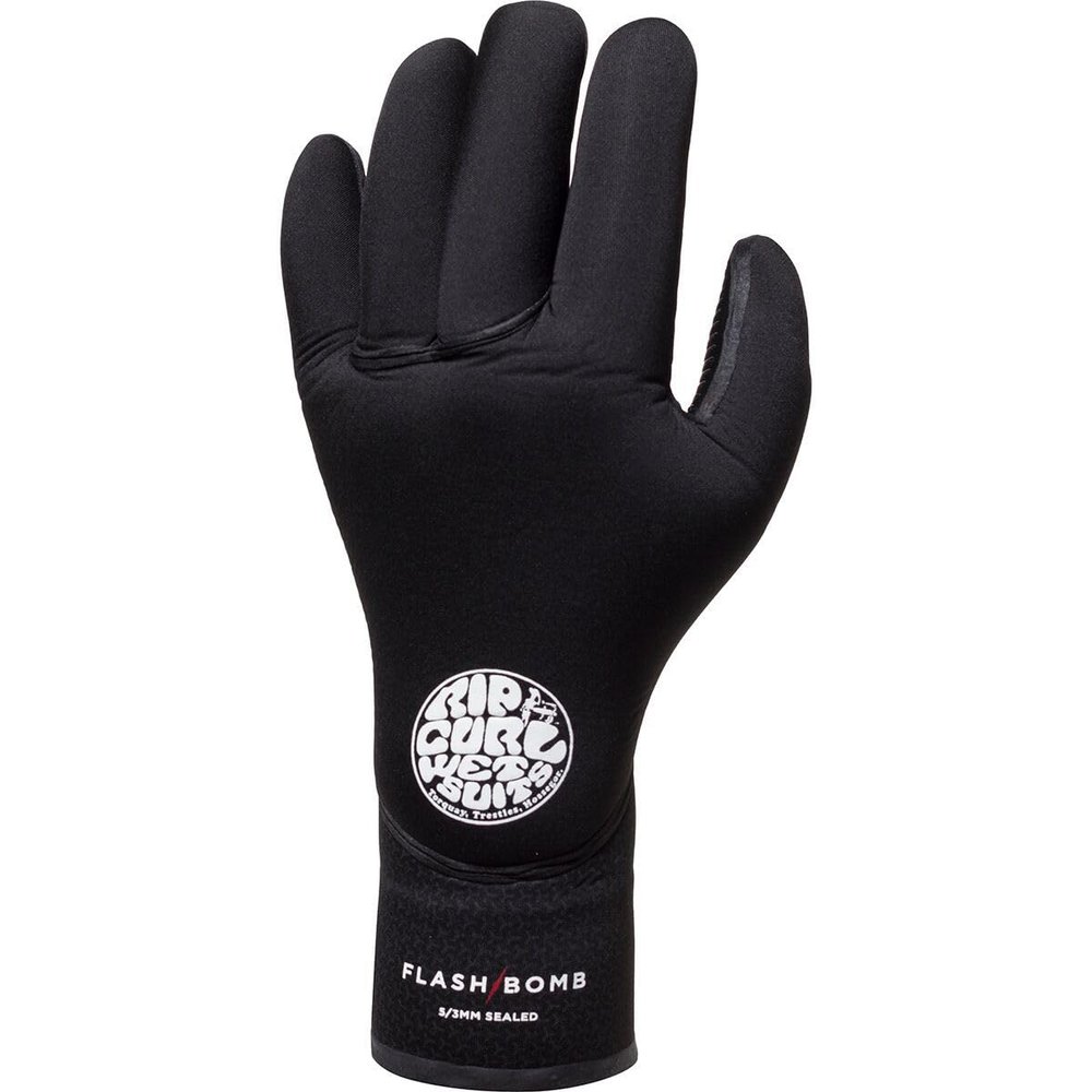 Rip Curl Flash-Bomb 5/3mm 5-Finger Glove Black, S